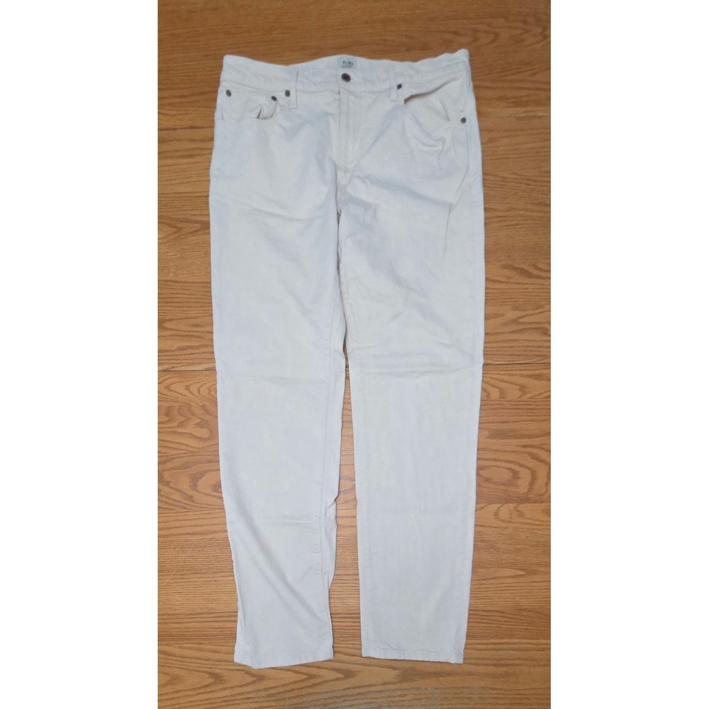 Flint and Tinder Straight Fit Jeans White Wash Men's Size 36x34 Made In USA